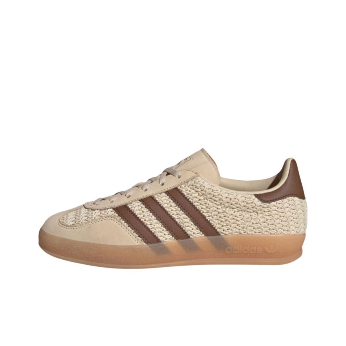 Adidas Shoes Samba - Adidas Originals GAZELLE INDOOR รองเท้าสเก็ตบอร์ดหุ้มข้อต่ำสำหรับผู้หญิง สีเบจ-น้ำตาล