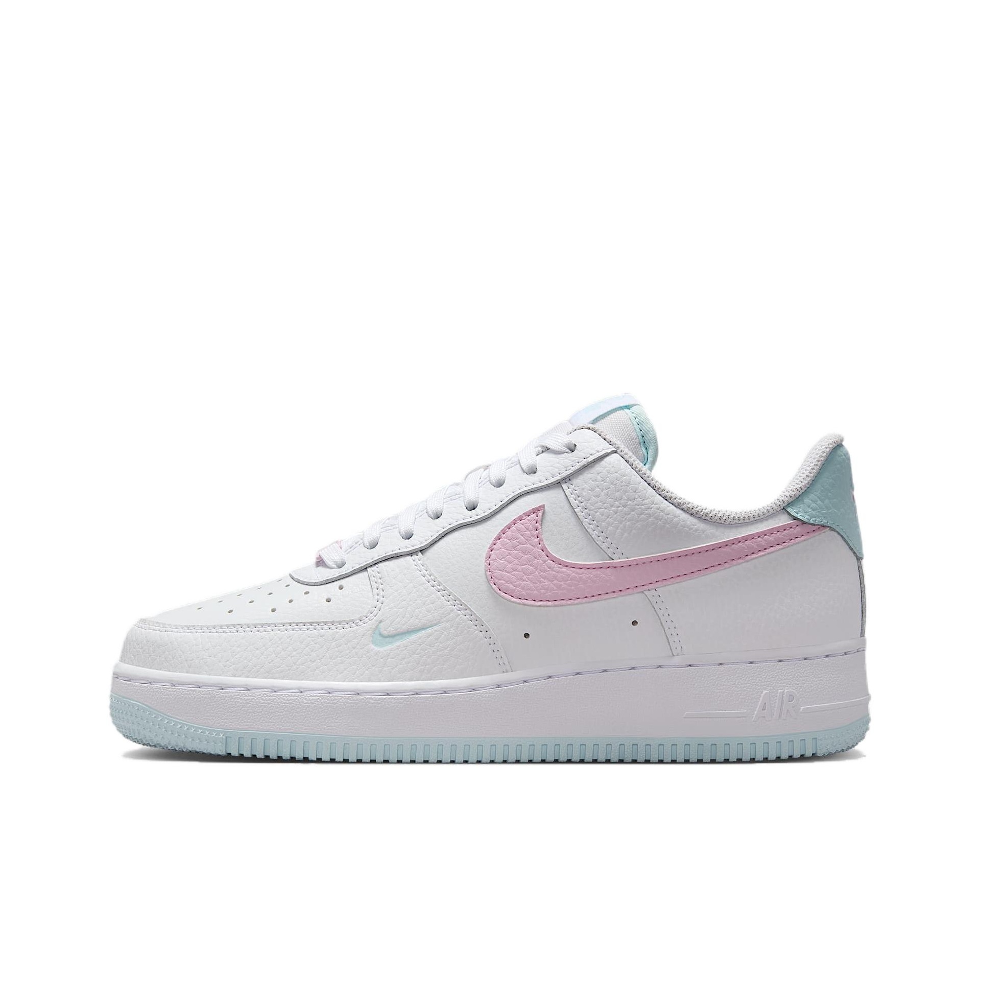 Nike Shoes Air Force 1 - ไนกี้ แอร์ ฟอร์ซ 1 คูชชั่นนิ่ง โลว์ท็อปรองเท้าสเก็ตบอร์ดผู้หญิงสีขาวสีชมพู