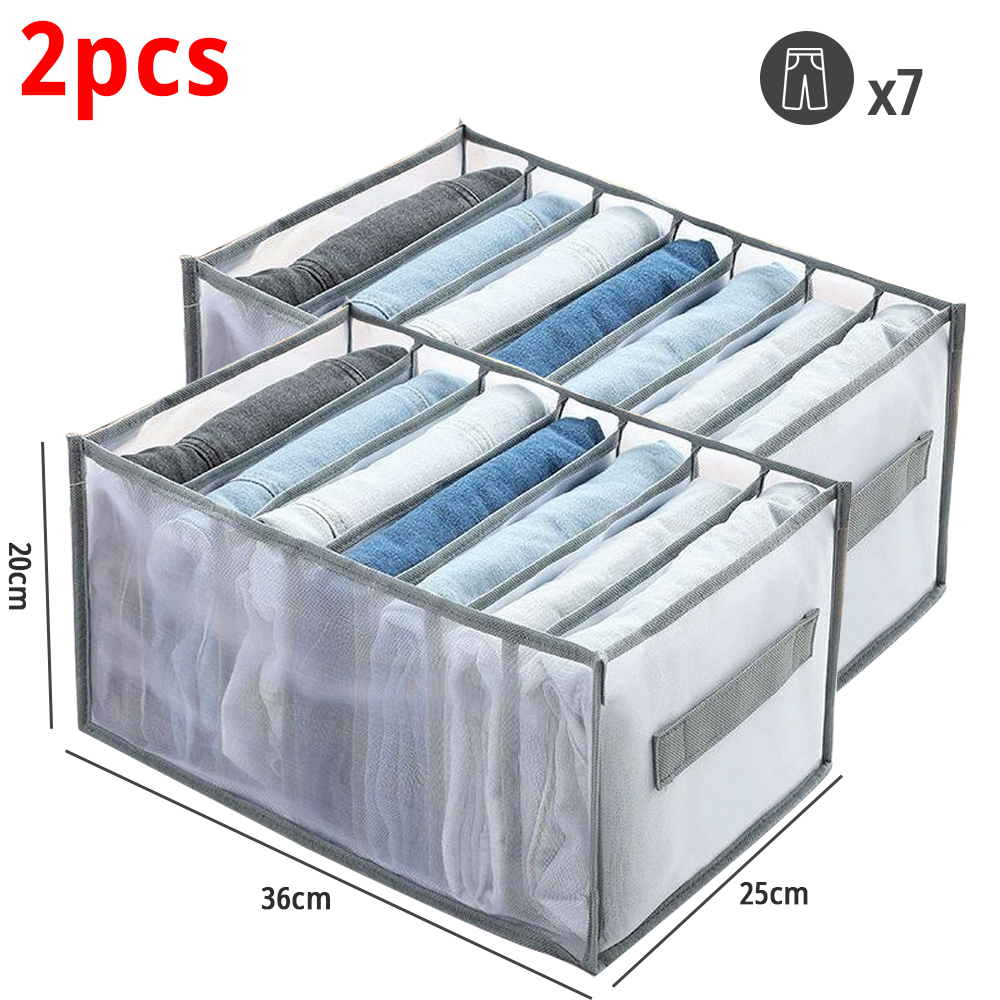 Sock Organizer Tray - กล่องจัดระเบียบลิ้นชักสำหรับเก็บชุดชั้นใน บรา ถุงเท้า กางเกง ยีนส์ กล่องเก็บของในตู้เสื้อผ้า