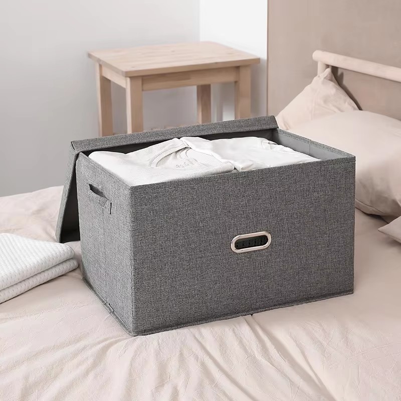 Sock Organizer Tray - กล่องเก็บของผ้าพับได้ สำหรับเสื้อผ้า กางเกง ชุดชั้นใน ถุงเท้า ของเล่น