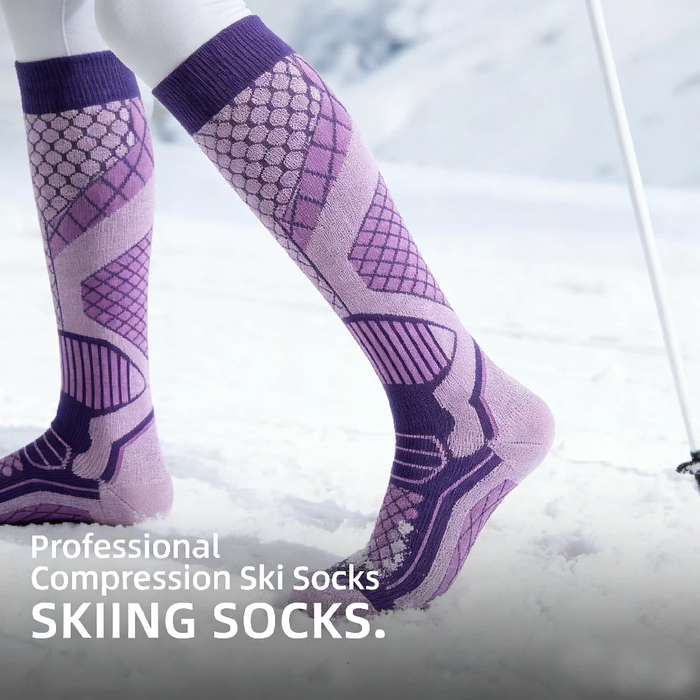 ถุงเท้าสกีแบบหนา 1 คู่ ระบายคว - Thermal Sock Winter บทวิจารณ์และราคา