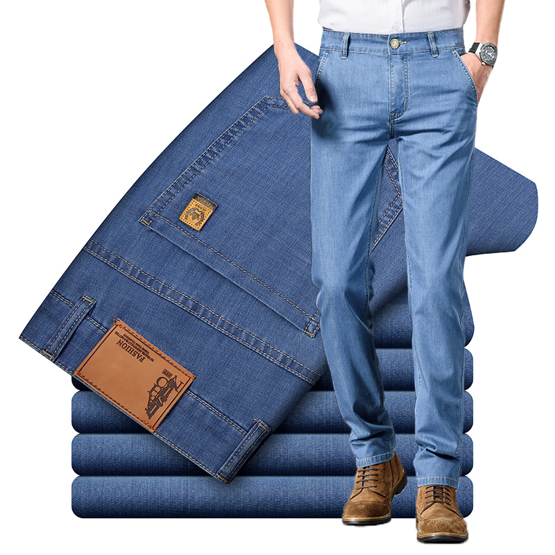 ผ้าโมดอลฤดูร้อนกางเกงยีนส์ผู้ช - Levis Jeans 501 บทวิจารณ์และราคา
