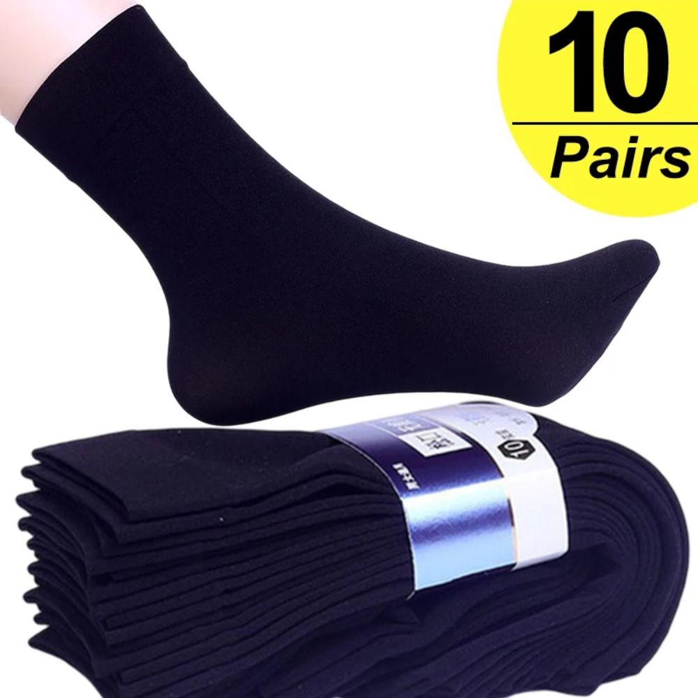 10 คู่ ถุงเท้าผู้ชายแบบสบาย ๆ  - Silk Sock Bamboo บทวิจารณ์และราคา