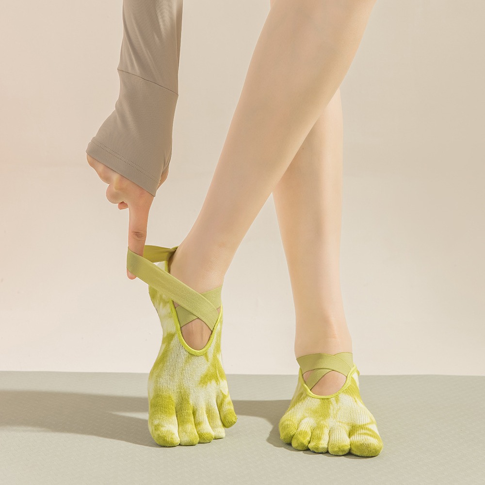 ถุงเท้าผู้หญิงแบบห้านิ้วสำหรับ - Grip Sock Yoga บทวิจารณ์และราคา