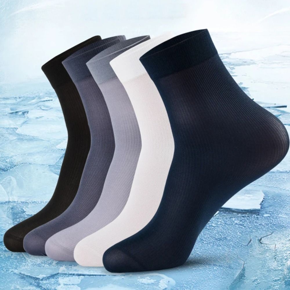 ถุงเท้าผ้าไอซ์ซิลค์สำหรับผู้ชา - Silk Sock Bamboo บทวิจารณ์และราคา