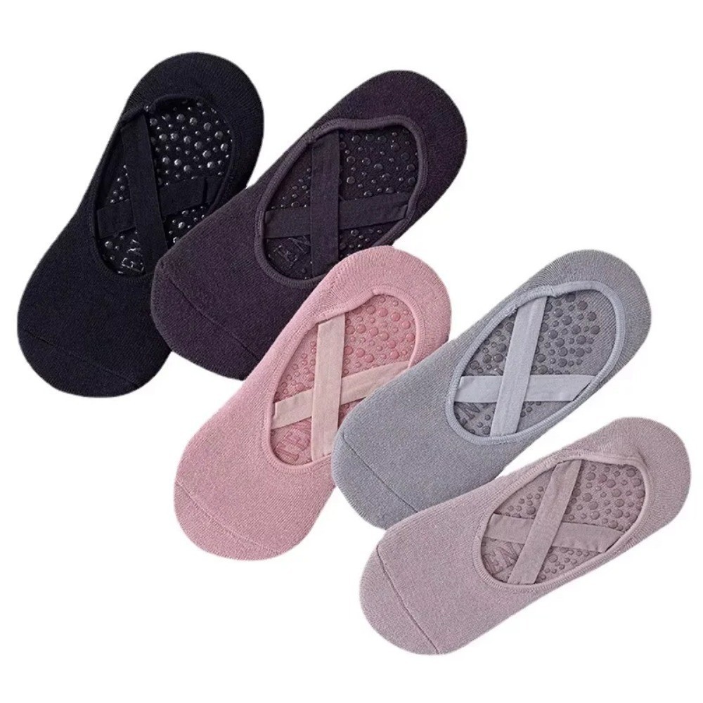 1/3 คู่ ถุงเท้าโยคะ ผู้หญิง ผ้ - Grip Sock Yoga บทวิจารณ์และราคา