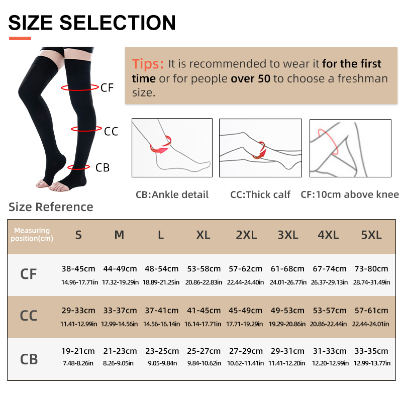 ถุงน่องทางการแพทย์แบบยืดหยุ่น  - Compression Sock Medical บทวิจารณ์และราคา