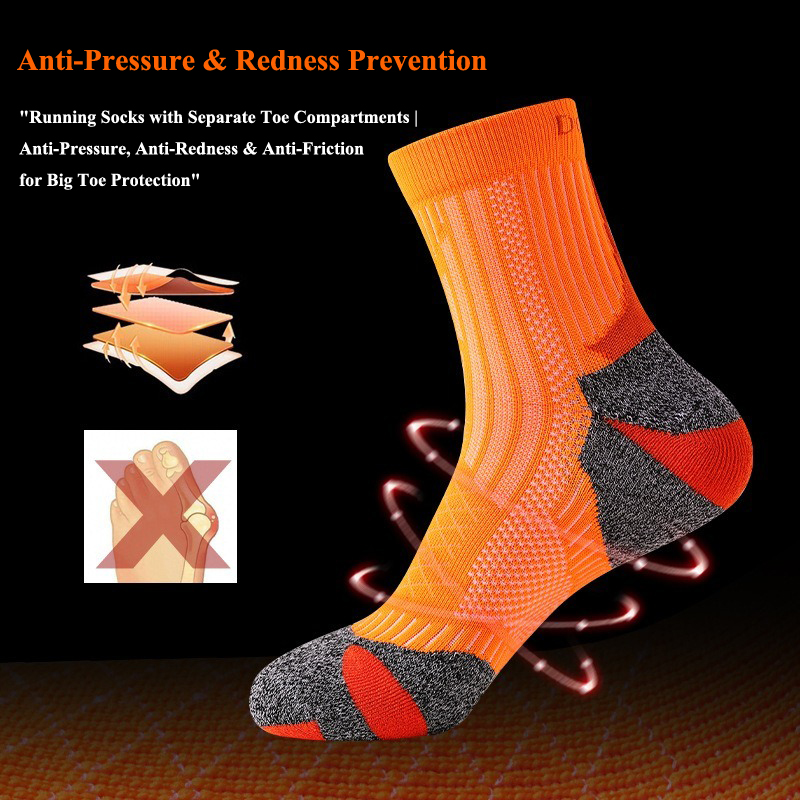 Professional Marathon Running  - Athletic Sock Cushion บทวิจารณ์และราคา