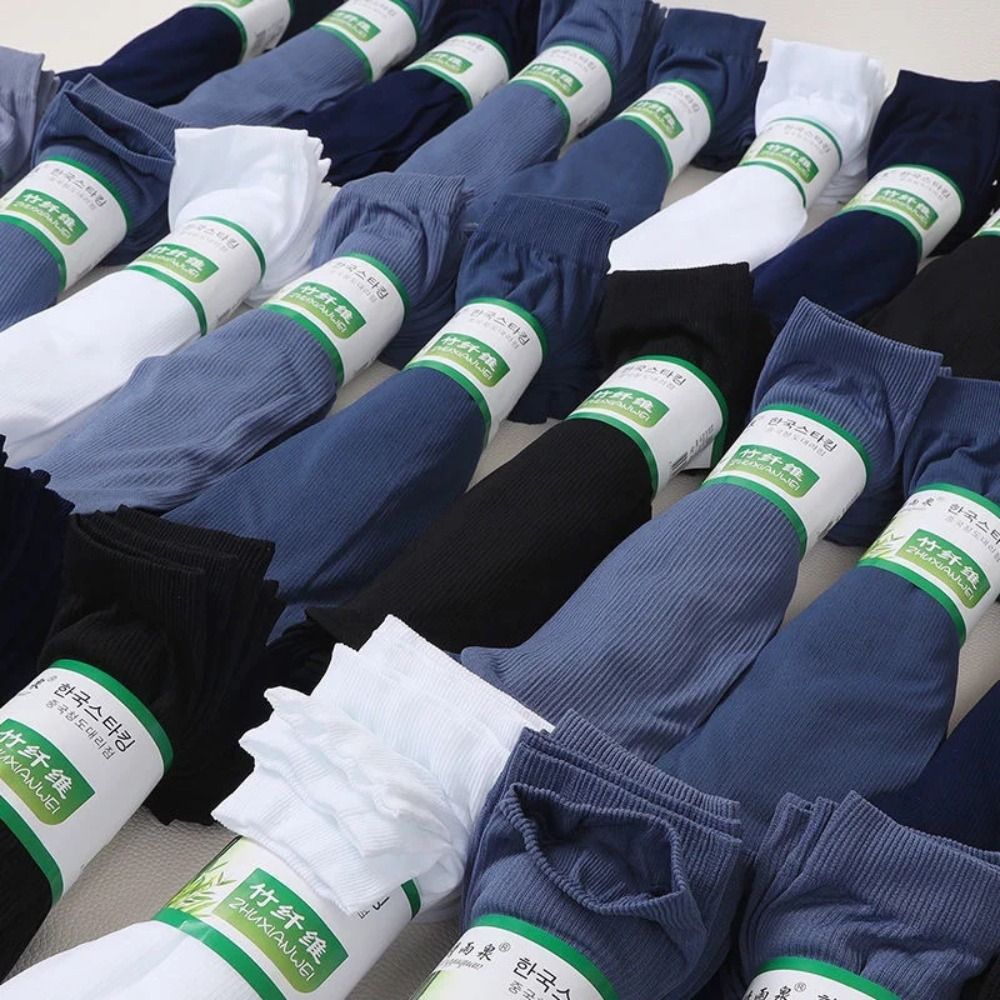 ถุงเท้าผู้ชายแฟชั่น 10 คู่ ระบ - Silk Sock Bamboo บทวิจารณ์และราคา