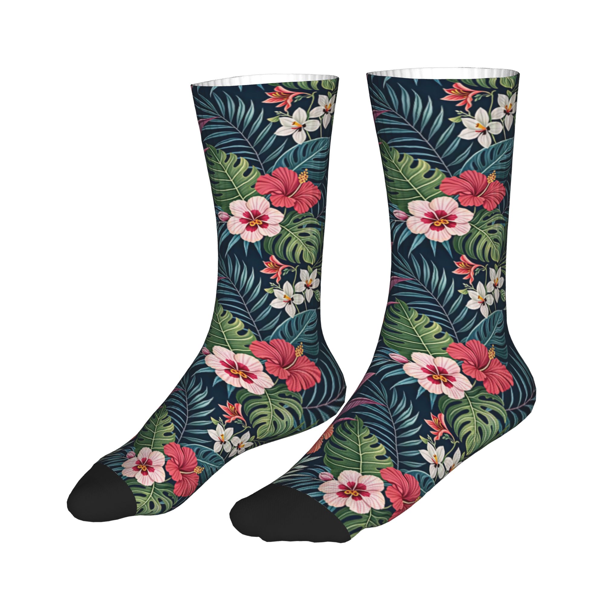 ถุงเท้าลายดอกไม้ฮาวาย ฮิบิสคัส - Dress Sock Men บทวิจารณ์และราคา