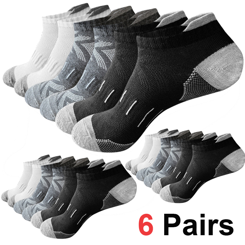 ถุงเท้าข้อสั้นลายลูกศรสำหรับผู - Athletic Sock Cushion บทวิจารณ์และราคา