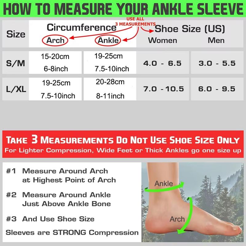 1 คู่กีฬาข้อเท้าสนับสนุนรั้งกา - Compression Sleeve Calf บทวิจารณ์และราคา
