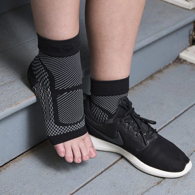 1 คู่กีฬาข้อเท้าสนับสนุนรั้งกา - Compression Sleeve Calf บทวิจารณ์และราคา